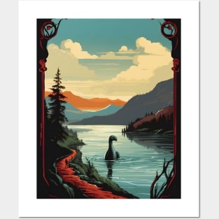 Nessie The Loch Ness Monster Posters and Art